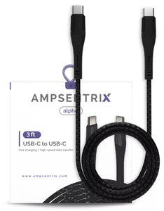 Ampsentrix USB-C to USB-C 3ft