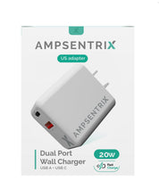 AmpSentrix Dual Port Wall Adapter
