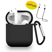 Apple AirPod Case With Strap Black