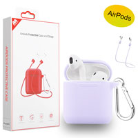 Apple AirPods 1&2 Case with Strap Light Purple