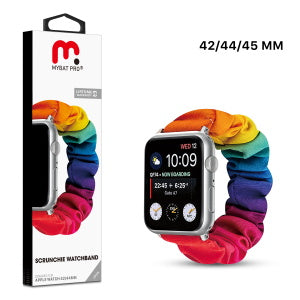 MyBat Pro Scrunchie Watchband for Apple Watch 42mm / 44mm - Rainbow