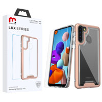 MyBat Pro Lux Series Case for Samsung Galaxy A21-Rose Gold